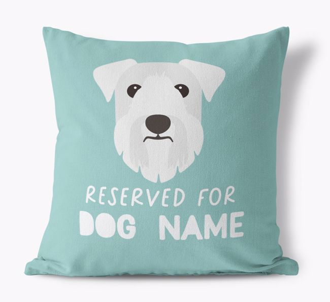 Reserved For: Personalised {breedFullName} Canvas Cushion